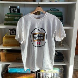 White rose gasoline vintage shirt